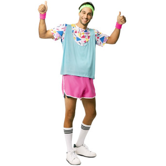 Disfraz de Deportista de los años 80´s para Adulto