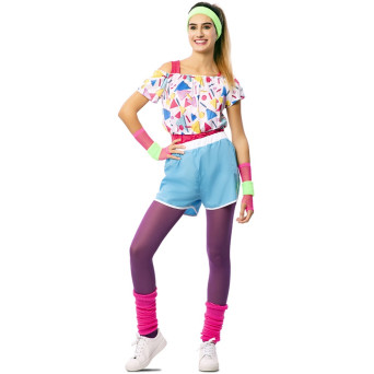 Disfraz de Deportista de los años 80´s para Adulto