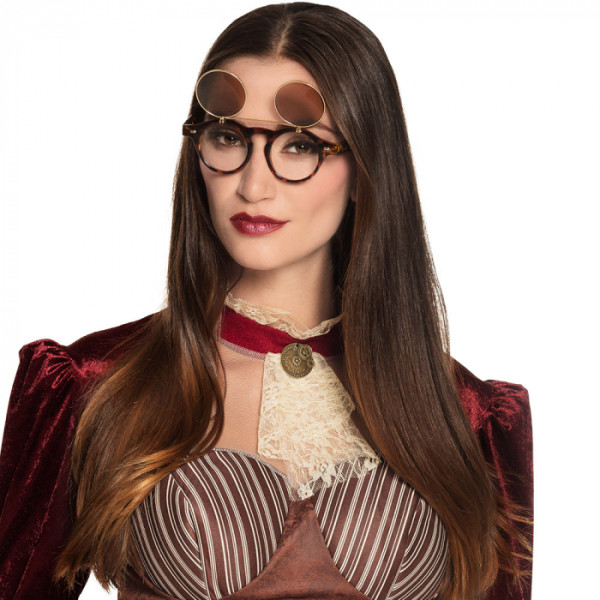 Gafas de Steampunk Vintage Flip-up para Adulto