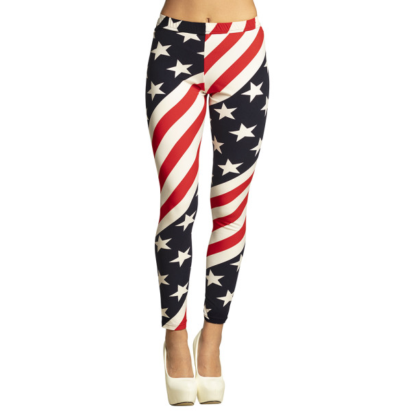 Leggings de Bandera de Estados Unidos para Adulto