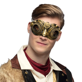 Antifaz de Steampunk Steamvision para Adulto