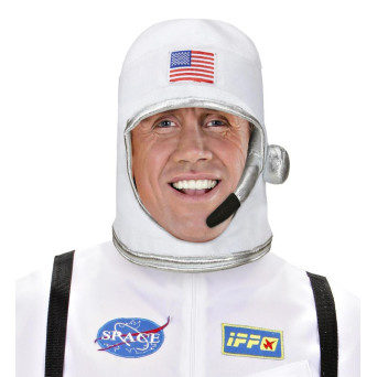 Casco de Astronauta de color Blanco para Adulto