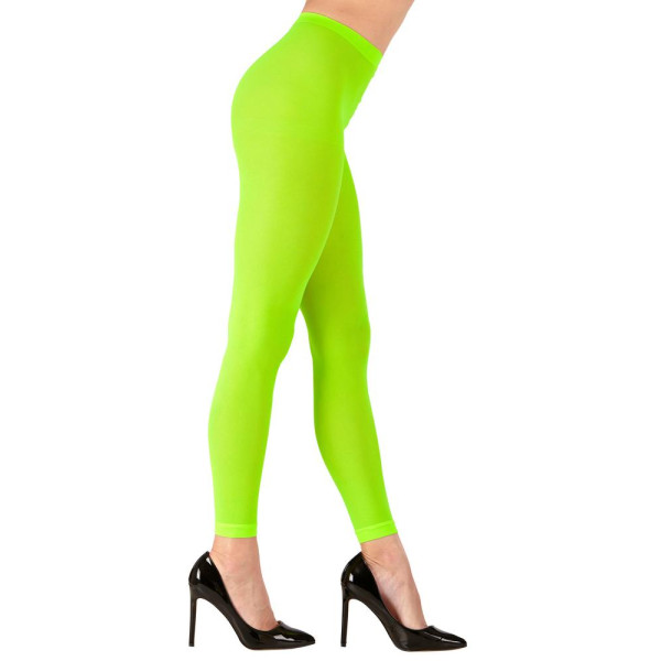 Leggings de color Verde Neón 70 DEN para Adulto