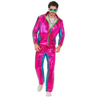 Disfraz de Dance de color Rosa Neón para Adulto