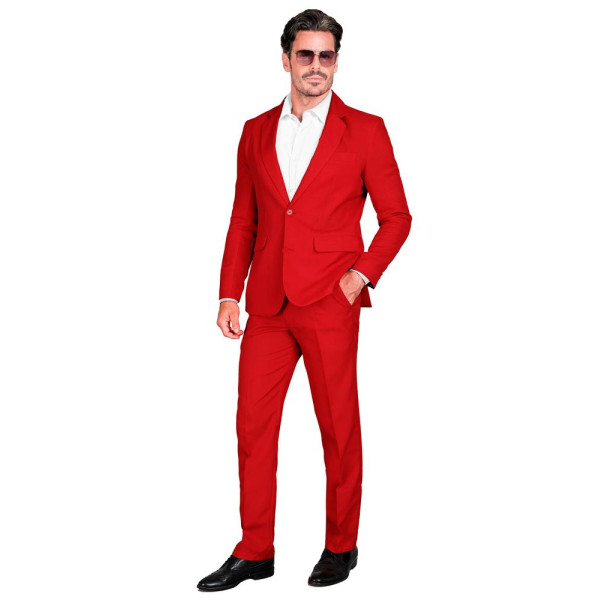 Traje de color Rojo para Adulto
