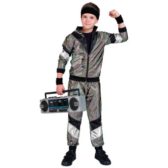 Disfraz de Disco de los años 80´s Multicolor Infantil