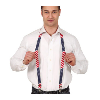 Tirantes de Bandera Americana para Adulto