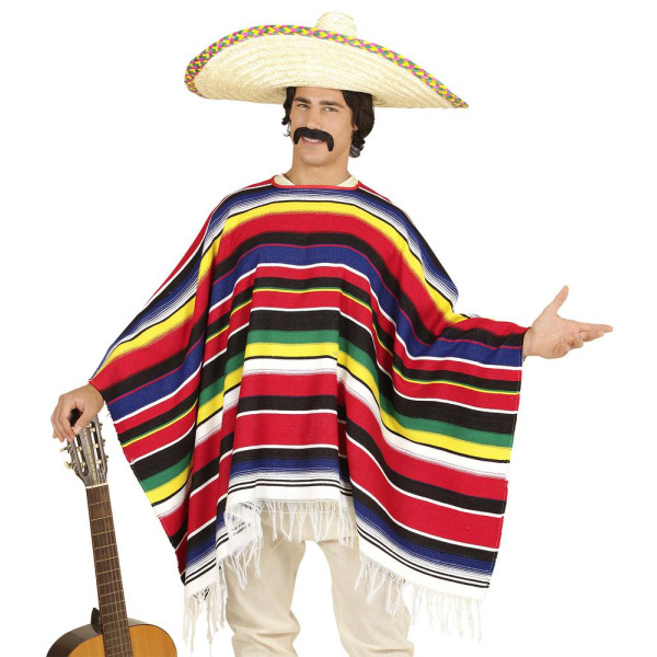Poncho de Mexicano para Adulto