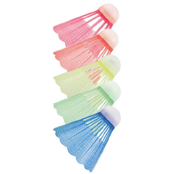 Volante de PVC 5 Unidades para Bádminton