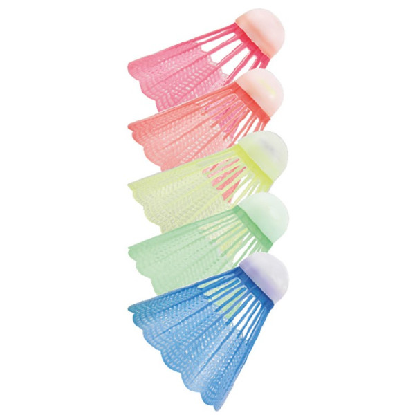Volante de PVC 5 Unidades para Bádminton