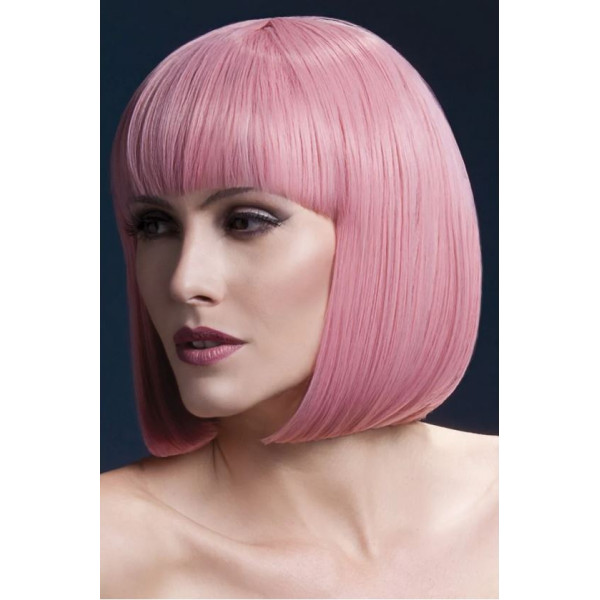 Peluca Rosa Pastel de Elise Fever de 33 Centímetros para Adulto