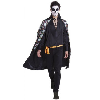 Capa del Día de los Muertos Mexicano para Adulto