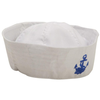 Gorro de Marinero de color Blanco para Adulto