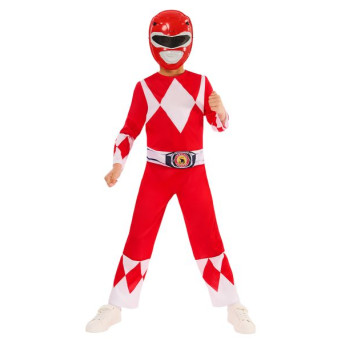 Disfraz de Power Ranger Clásico de color Rojo Infantil