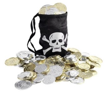 Bolsa de Pirata con Monedas
