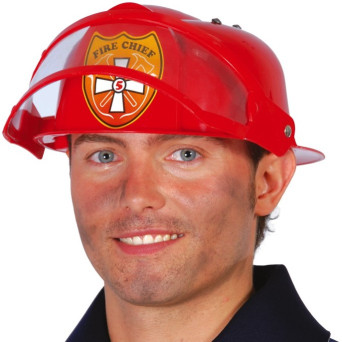 Casco de Bombero Jefe Americano para Adulto