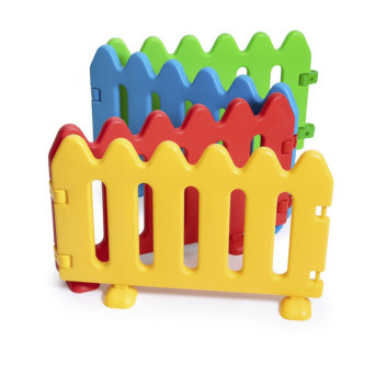 Vallas de Plástico 4 Unidades con Base para Guardería