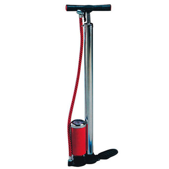 Bomba de Inflado de Pie con Manómetro