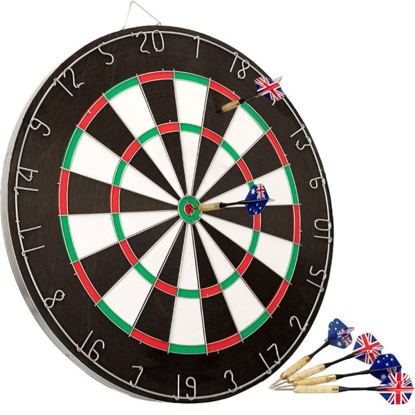 Diana Estándar Flocada de 46 x 3,8 Centímetros con 6 Dardos