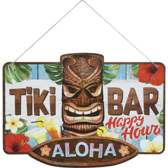 Cartel de Tiki Bar de 25 x 35 Centímetros
