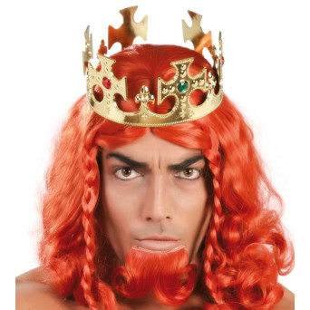 Corona de Rey de color Oro para Adulto