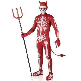 Disfraz de Demonio Esqueleto para Adulto