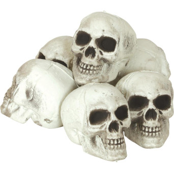 Calavera 6 Unidades de 8 Centímetros