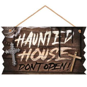 Cartel de Haunted House de 35 x 20 Centímetros