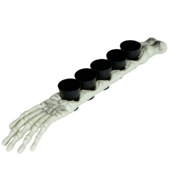 Brazo de Esqueleto de 50 Centímetros con 5 Vasitos