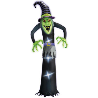 Bruja Hinchable de 244 Centímetros con Luz