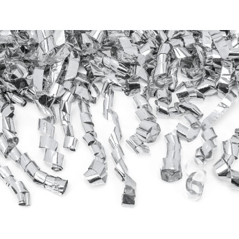 Cañón de 60 Centímetros con Confeti de color Plata