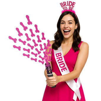 Cañón 3 Unidades de 10,5 Centímetros con Confeti de Pene