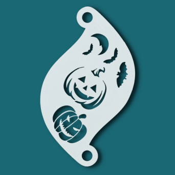 Plantilla de Calabaza para Pintacaras de Superstar