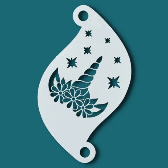 Plantilla de Cuerno de Unicornio para Pintacaras de Superstar