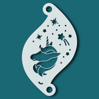 Plantilla de Unicornio para Pintacaras de Superstar