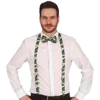 Tirantes de Bolas de Navidad para Adulto