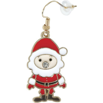 Pendientes de Papá Noel para Adulto