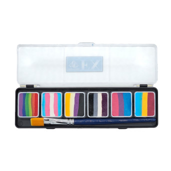 Paleta de Maquillaje al Agua Split Cakes Pride 6 Unidades de 6 Gramos de Diamond FX