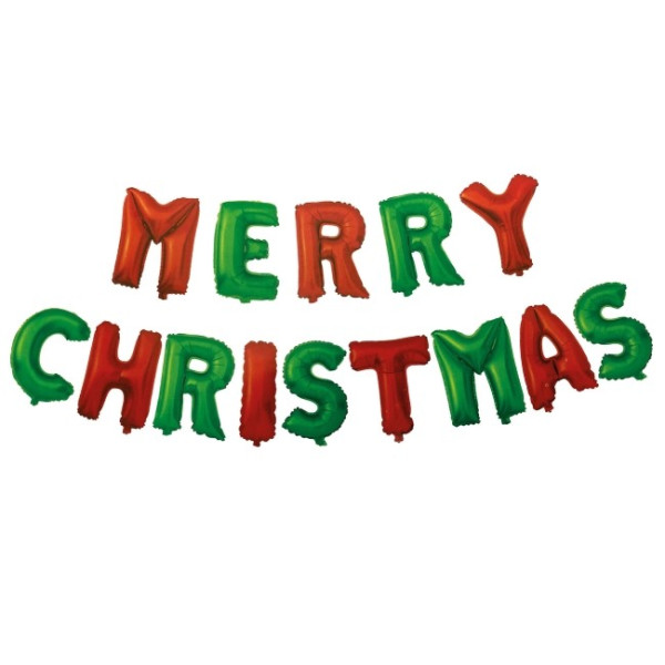 Globo Foil de Merry Christmas