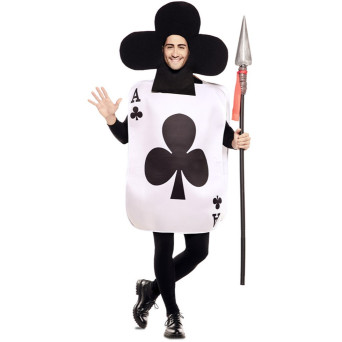 Disfraz de Carta As de Tréboles para Adulto