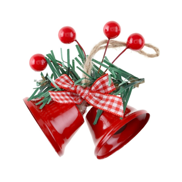 Campana de 12 Centímetros de color Rojo