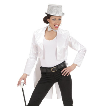 Frac de Raso de color Blanco para Adulto