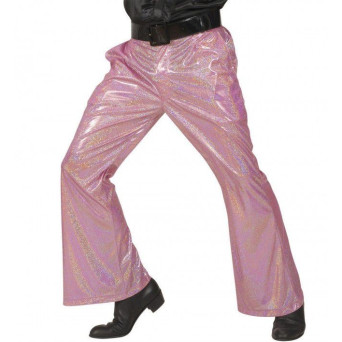 Pantalón Acampanado de color Rosa para Adulto