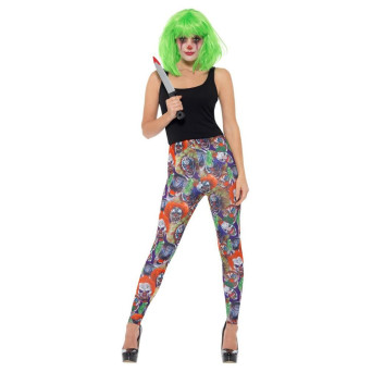 Leggings de Payaso Terrorífico para Adulto