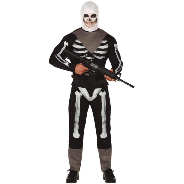 Disfraz de Esqueleto Soldado para Adulto