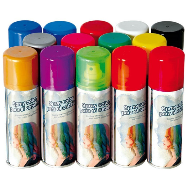 Spray Color de 125 Mililitros Varios Colores para Cabello