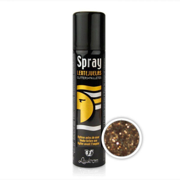 Spray con Purpurina para Cabello y Cuerpo de 75 Mililitros Varios Colores 