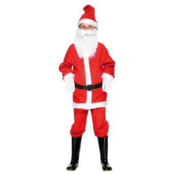 Disfraz de Papá Noel de color Rojo Infantil