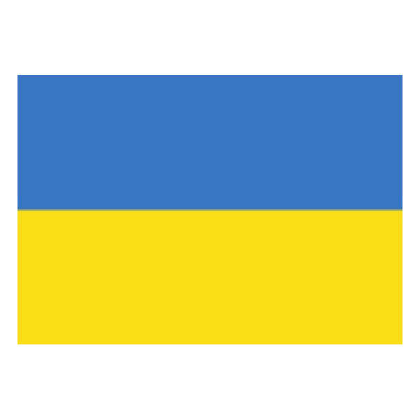 Bandera de Ucrania de Poliéster Microperforada Reforzada