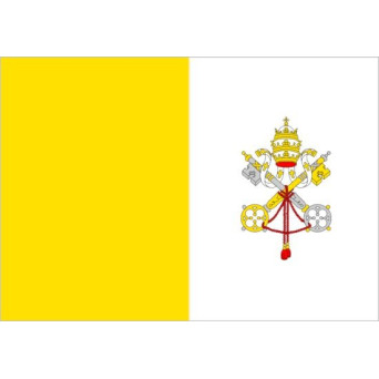 Bandera de Vaticano de Poliéster Microperforada Reforzada